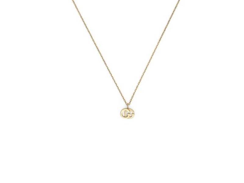 18KT YELLOW GOLD NECKLACE GG RUNNING GUCCI YBB48163800100U